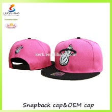 New style wholesale cheap hip hop flat cap/custom leather patch baseball hat and snap caps